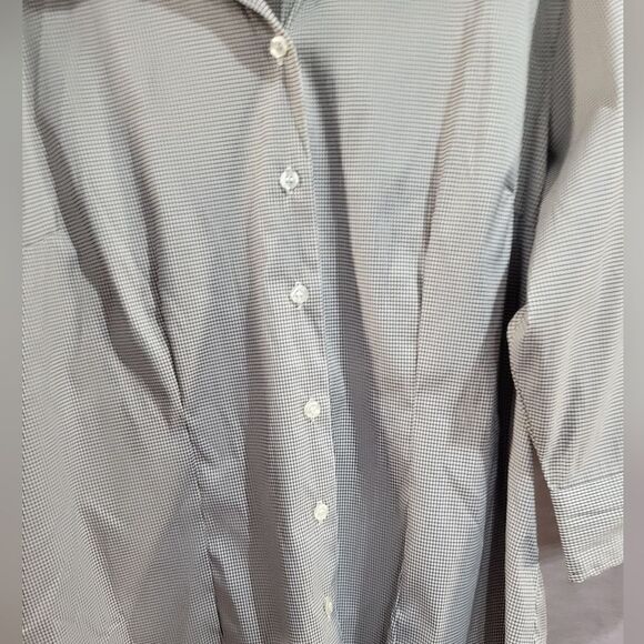 DCC Black and White Checkered Button Up Shirt - Picture 6 of 10